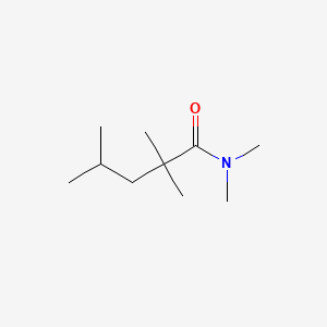 molecular formula C10H21NO B12650732 N,N,2,2,4-Pentamethylvaleramide CAS No. 93762-17-5