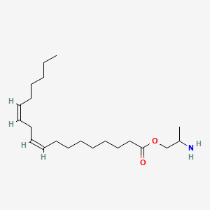 molecular formula C21H39NO2 B12650735 2-Aminopropyl (9Z,12Z)-octadeca-9,12-dienoate CAS No. 71685-98-8