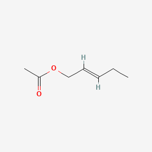 molecular formula C7H12O2 B12650755 (E)-Pent-2-en-1-yl acetate CAS No. 42125-28-0
