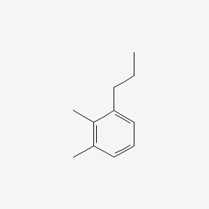 molecular formula C11H16 B12650772 1,2-Dimethyl-3-propylbenzene CAS No. 17059-44-8
