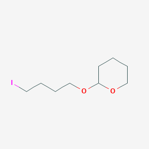 B126508 2-(4-Iodobutoxy)tetrahydropyran CAS No. 41049-30-3