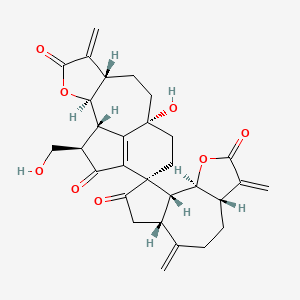 molecular formula C30H32O8 B1265089 Ainsliadimer B 