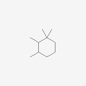 molecular formula C10H20 B12650922 1,1,2,3-Tetramethylcyclohexane CAS No. 6783-92-2