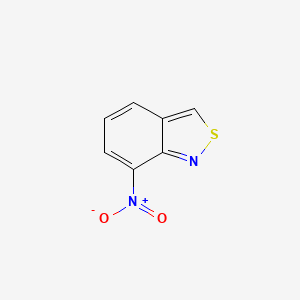 molecular formula C7H4N2O2S B12650928 7-Nitro-2,1-benzisothiazole CAS No. 24246-00-2