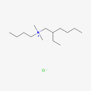 molecular formula C14H32ClN B12650939 Butyl(2-ethylhexyl)dimethylammonium chloride CAS No. 71607-37-9