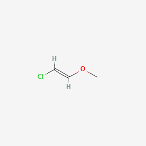 molecular formula C3H5ClO B12650941 1-Chloro-2-methoxyethylene CAS No. 34844-03-6