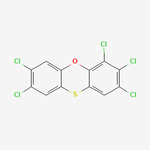 molecular formula C12H3Cl5OS B12650956 Phenoxathiin, 2,3,4,7,8-pentachloro- CAS No. 56348-75-5
