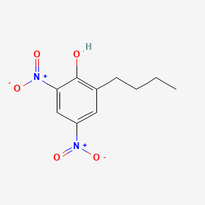 molecular formula C10H12N2O5 B12651010 2-Butyl-4,6-dinitrophenol CAS No. 4099-73-4