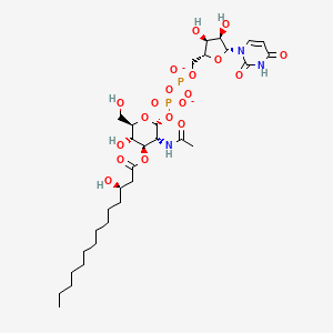 molecular formula C31H51N3O19P2-2 B1265103 UDP-3-O-(3-hydroxytetradecanoyl)-N-acetylglucosamine 