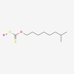 molecular formula C10H19KOS2 B12651031 Potassium O-isononyl dithiocarbonate CAS No. 85650-90-4