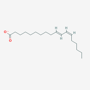 molecular formula C18H31O2- B1265104 (10E,12Z)-octadecadienoate 