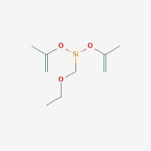 molecular formula C9H17O3Si B12651071 Ethoxymethylbis((1-methylvinyl)oxy)silane CAS No. 80228-88-2