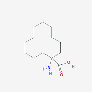 molecular formula C13H25NO2 B1265108 1-Aminocyclododecane-1-carboxylic acid CAS No. 950-29-8