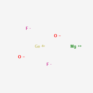 molecular formula F2GeMgO2 B12651108 Germanium magnesium fluoride oxide CAS No. 101357-13-5