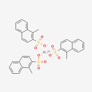 molecular formula C33H27AlO9S3 B12651114 Aluminium 1-methylnaphthalenesulphonate CAS No. 93951-49-6