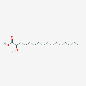 molecular formula C17H34O3 B1265114 2-羟基-3-甲基十六烷酸 