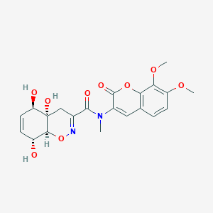 molecular formula C21H22N2O9 B1265122 三孢霉素C 