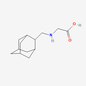 molecular formula C13H21NO2 B12651237 2-(2-Adamantylmethylamino)acetic acid 