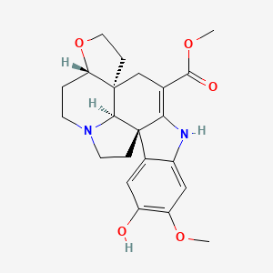 molecular formula C22H26N2O5 B1265124 Jerantinine F 