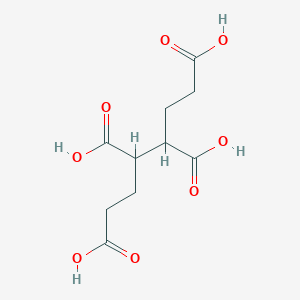molecular formula C10H14O8 B1265131 1,3,4,6-Tetracarboxyhexane 