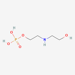 molecular formula C4H12NO5P B12651319 Ethanol, 2,2'-iminobis-, phosphate (ester) CAS No. 52682-86-7