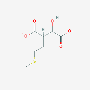 molecular formula C7H10O5S-2 B1265132 3-(2-甲基硫烷基)乙基苹果酸 