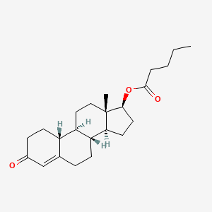 molecular formula C23H34O3 B12651345 17beta-Hydroxyestr-4-en-3-one 17-valerate CAS No. 35800-55-6
