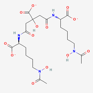 molecular formula C22H33N4O13-3 B1265138 Aerobactinate(3-) 