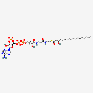 molecular formula C39H66N7O18P3S-4 B1265139 3-hydroxyoctadecanoyl-CoA(4-) 