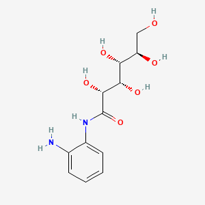 molecular formula C12H18N2O6 B12651394 N-(2-Aminophenyl)-D-gluconamide CAS No. 94071-04-2