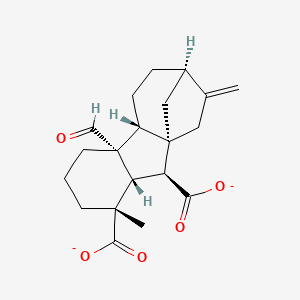 molecular formula C20H24O5-2 B1265141 gibberellin A24(2-) 