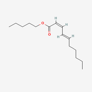 molecular formula C15H26O2 B12651496 Pentyl (2Z,4E)-2,4-decadienoate CAS No. 97259-86-4