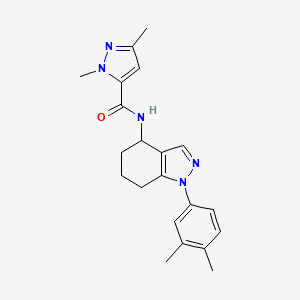 N-[1-(3,4-dimethylphenyl)-4,5,6,7-tetrahydroindazol-4-yl]-2,5-dimethyl-3-pyrazolecarboxamide