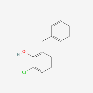 molecular formula C13H11ClO B12651528 6-Benzyl-2-chlorophenol CAS No. 38932-56-8