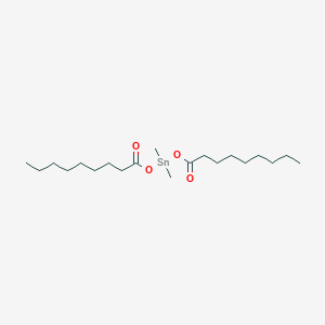molecular formula C20H40O4Sn B12651589 Dimethylbis(nonanoyloxy)stannane CAS No. 85702-86-9