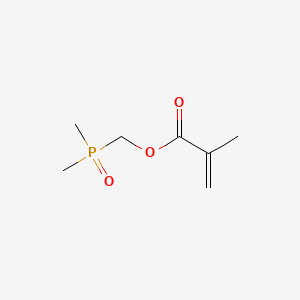 molecular formula C7H13O3P B12651606 (Dimethylphosphinyl)methyl methacrylate CAS No. 41392-09-0