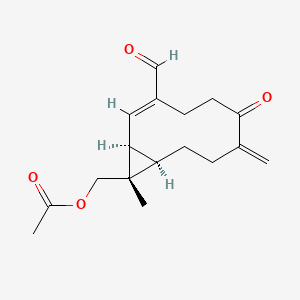 molecular formula C17H22O4 B12651615 Madolin D CAS No. 205239-58-3
