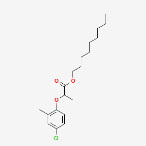 molecular formula C19H29ClO3 B12651626 Nonyl 2-(4-chloro-2-methylphenoxy)propionate CAS No. 94043-04-6