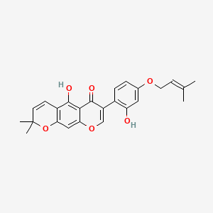 molecular formula C25H24O6 B12651647 Isoauriculatin CAS No. 30431-67-5