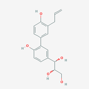 molecular formula C18H20O5 B1265166 threo-Honokitriol CAS No. 1099687-80-5