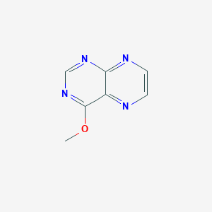 molecular formula C7H6N4O B12651718 4-Methoxypteridine CAS No. 30564-38-6