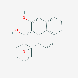 molecular formula C20H12O3 B12651725 Benzo(a)pyrenediol, epoxydihydro- CAS No. 61164-19-0