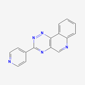 molecular formula C15H9N5 B12651777 2-Pyridin-4-yl-1,3,4,9-tetraaza-phenanthrene CAS No. 51093-88-0