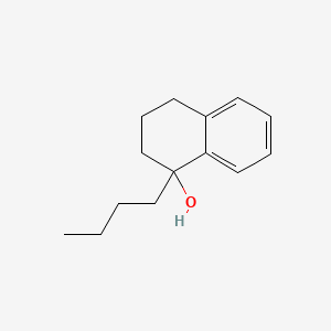 molecular formula C14H20O B12651781 Butyl-1,2,3,4-tetrahydro-1-naphthol CAS No. 85665-92-5