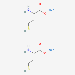 molecular formula C8H16N2Na2O4S2 B12651784 Disodium DL-homocysteinate CAS No. 85712-14-7