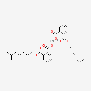 molecular formula C32H42CdO8 B12651892 cadmium(2+);2-(6-methylheptoxycarbonyl)benzoate CAS No. 94247-16-2