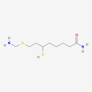 8-[(Aminomethyl)sulfanyl]-6-sulfanyloctanamide