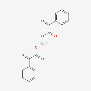 molecular formula C16H10CaO6 B12651921 Calcium phenylglyoxylate CAS No. 52009-50-4