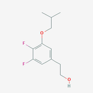 molecular formula C12H16F2O2 B12651965 3-iso-Butoxy-4,5-difluorophenethyl alcohol 