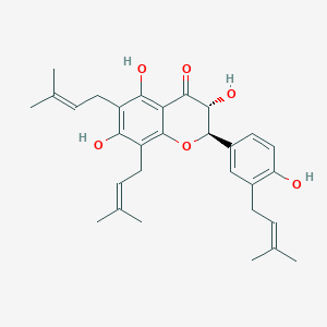 molecular formula C30H36O6 B1265204 Lespeflorin B4 
